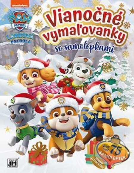 Labková patrola (Vianočné vymaľovanky a samolepky) - kniha z kategorie Omalovánky
