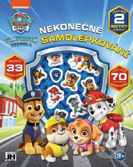 Tlapková patrola - Nekonečné samolepkování - kniha z kategorie Samolepky