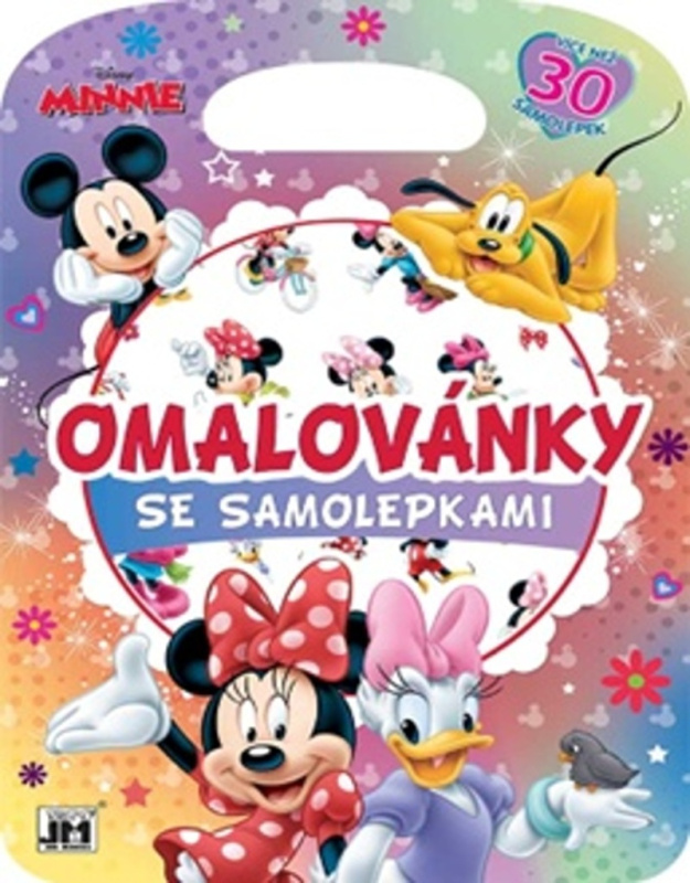 Omalovánky se samolepkami - Minnie