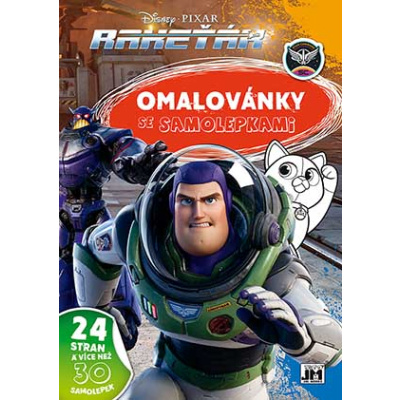 Jiri Models Omalovánky se samolepkami Rakeťák