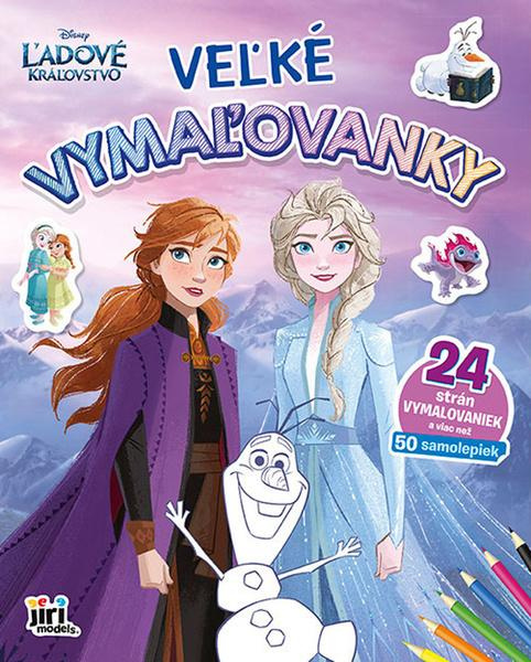 Velké omalovánky a samolepky – Ledové království