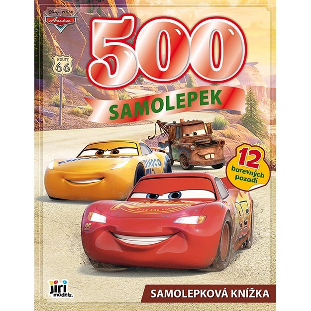 500 samolepek - Auta