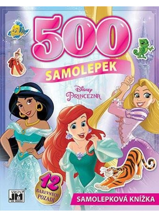 500 samolepek - Disney Princezny