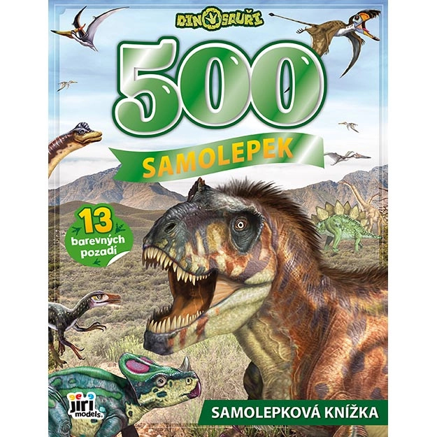 500 samolepek - Dinosauři