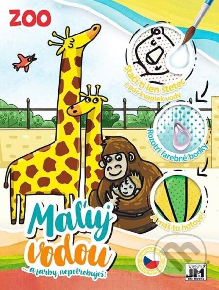 Vodová vymaľovanka A4/ ZOO - kniha z kategorie Pro děti