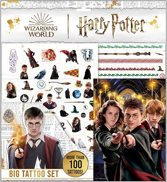 Jiri Models Velký set s tetováním Harry Potter