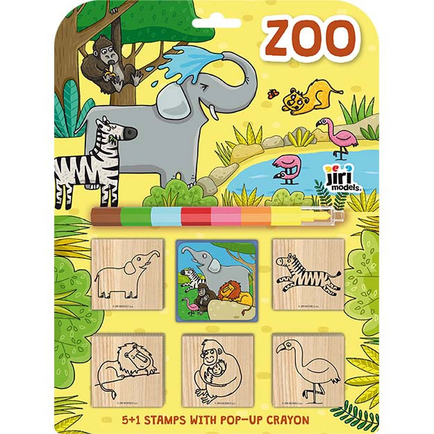 Jiří Models Razítka 5 1 s voskovkou Zoo
