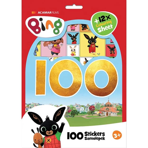 Jiri Models Bing 100 samolepek s omalovánkovými listy