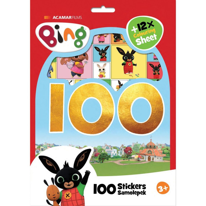 Jiri Models Bing 100 samolepek s omalovánkovými listy