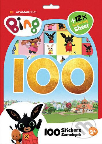Jiri Models Bing 100 samolepek s omalovánkovými listy