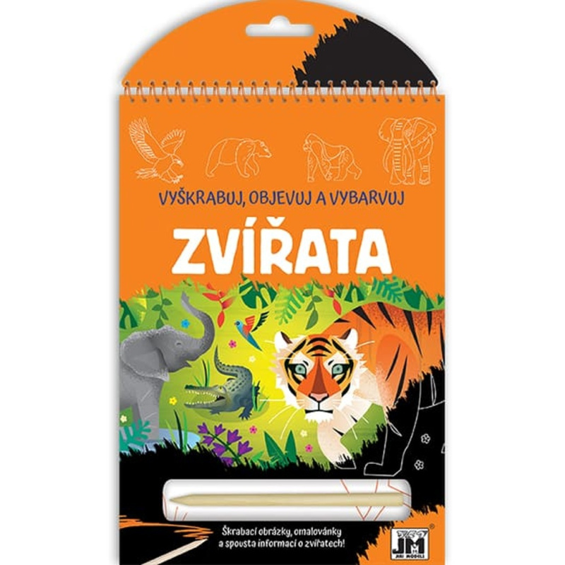 Vyškrabuj, objevuj, vybarvuj - Zvířata