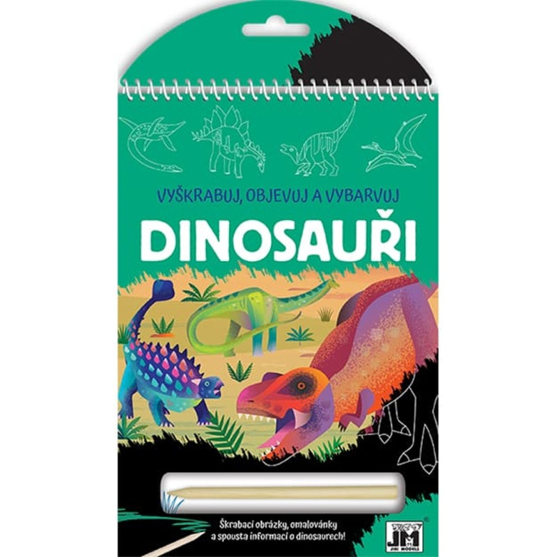 Vyškrabuj, objevuj, vybarvuj - Dinosauři