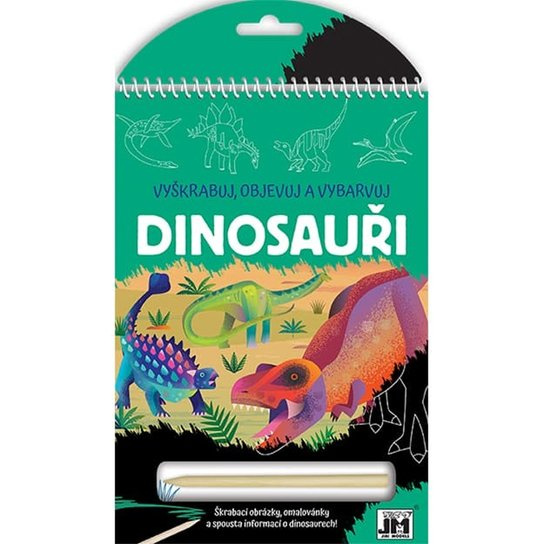 Vyškrabuj, objevuj, vybarvuj - Dinosauři