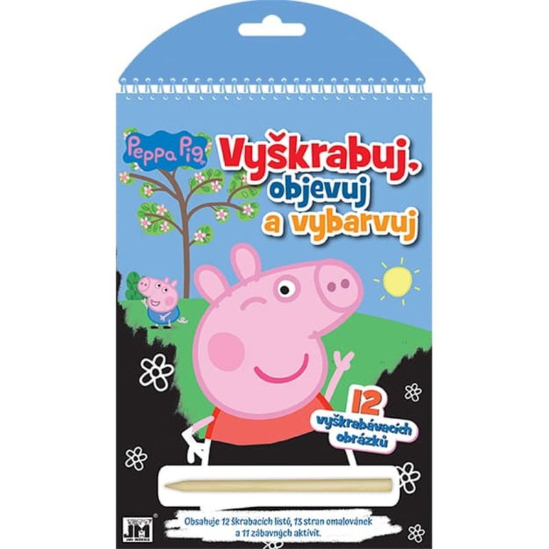 Vyškrabuj, objevuj, vybarvuj - Peppa Pig