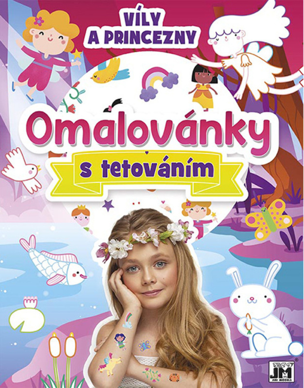 Omalovánky s tetováním - Víly a princezny