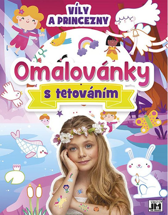 Omalovánky s tetováním - Víly a princezny