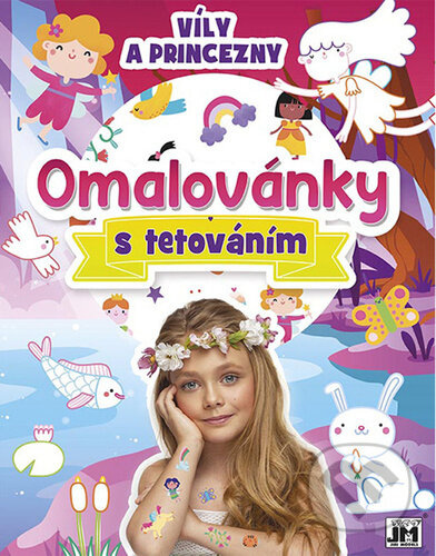 Omalovánky s tetováním - Víly a princezny
