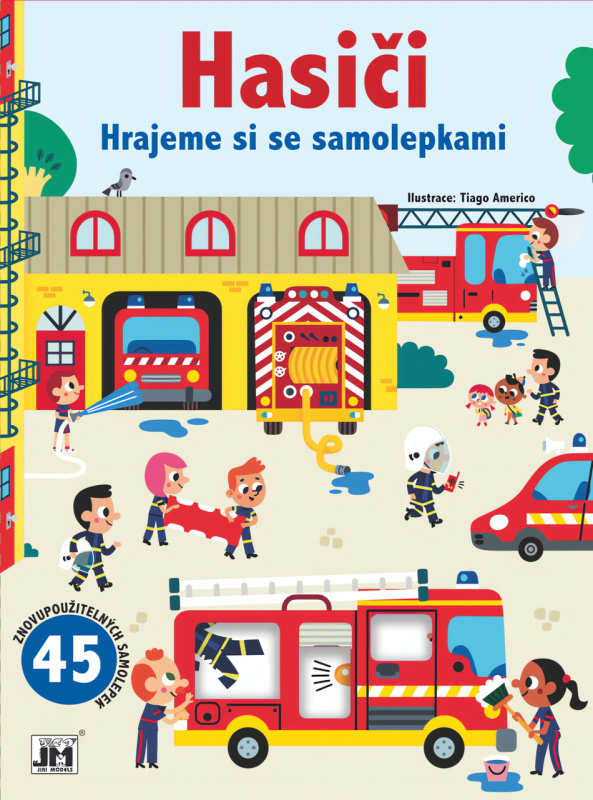 Hasiči - Hrajeme si se samolepkami JIRI MODELS a. s.