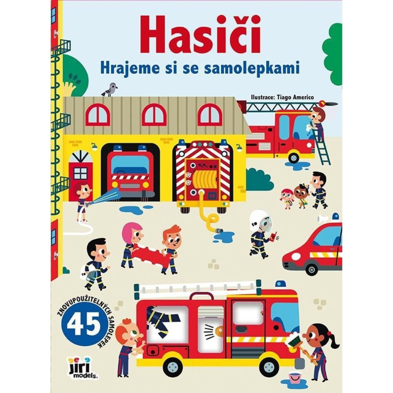 Hasiči - Hrajeme si se samolepkami JIRI MODELS a. s.