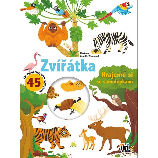 Zvířátka - Hrajeme si se samolepkami JIRI MODELS a. s.