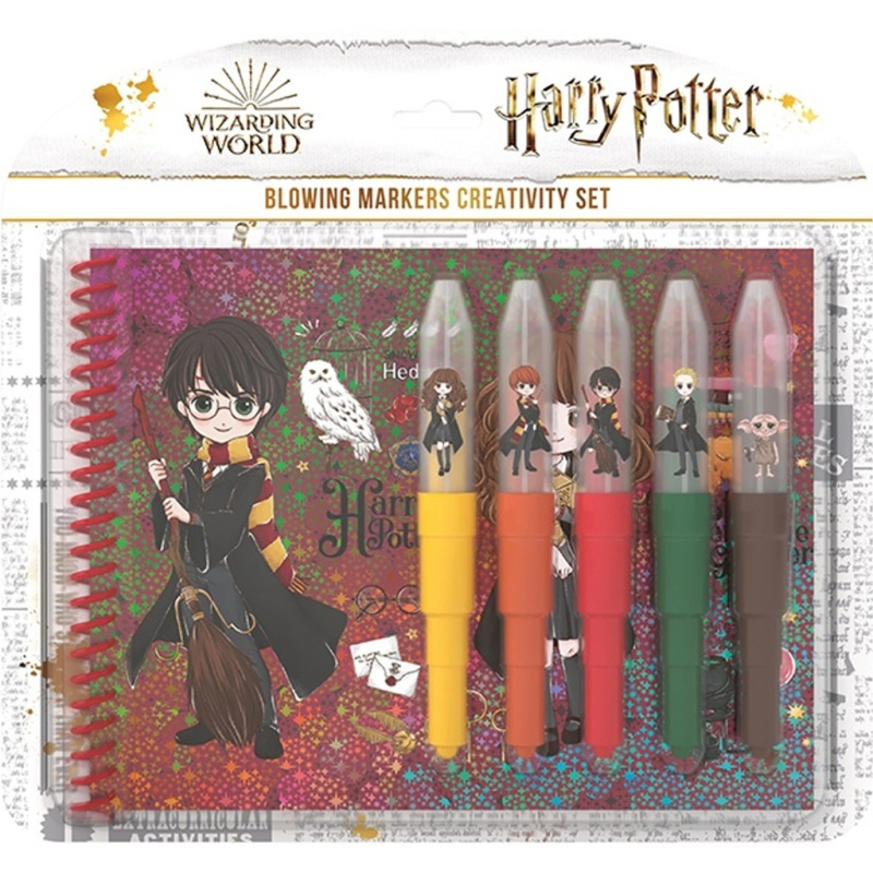 Harry Potter - Set s foukacími fixy a notesem - kniha z kategorie Harry Potter