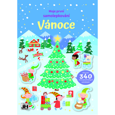 Moje první samolepkování - Vánoce