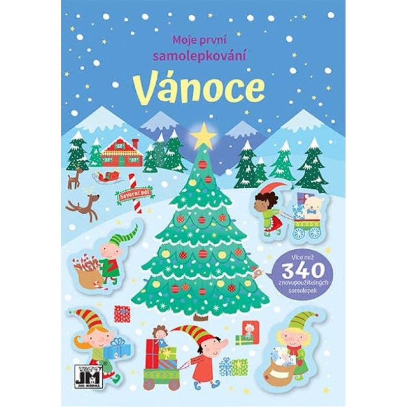 Moje první samolepkování - Vánoce