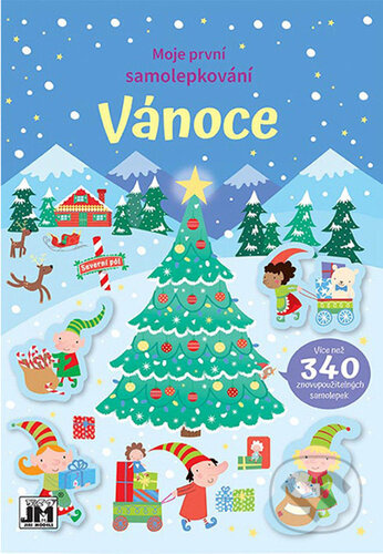 Moje první samolepkování - Vánoce