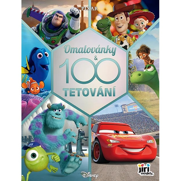 100 tetování s omalovánkami - Disney kluci