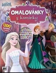 Omalovánky s kamínky Ledové království/Frozen A4 21,5x28cm