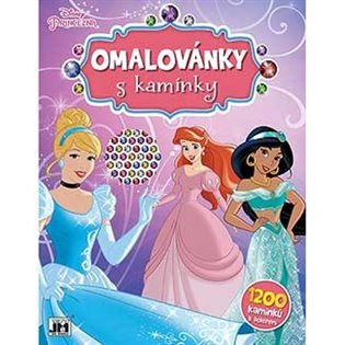 Jiri Models Omalovánky s kamínky Disney Princezny