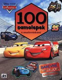 100 samolepek s omalovánkami - Auta