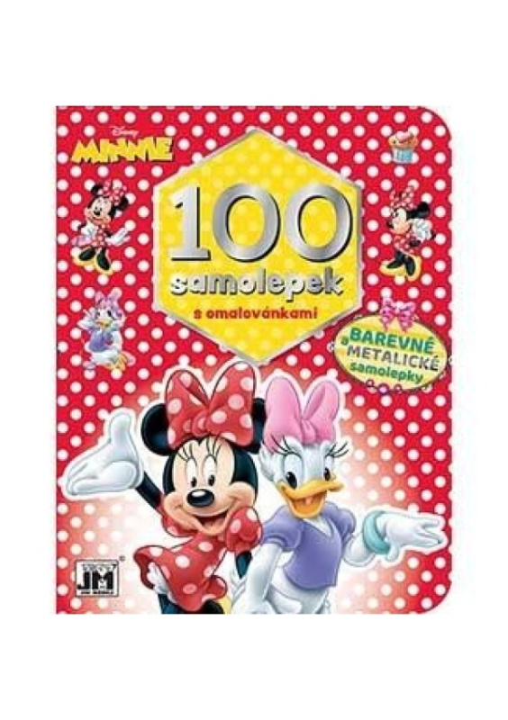 100 samolepek s omalovánkami - Minnie