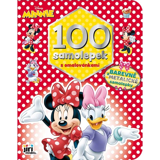 100 samolepek s omalovánkami - Minnie