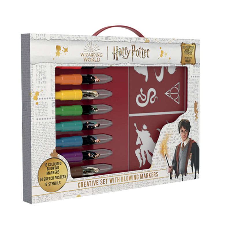 Jiri Models Kreativní set s foukacími fixy Harry Potter