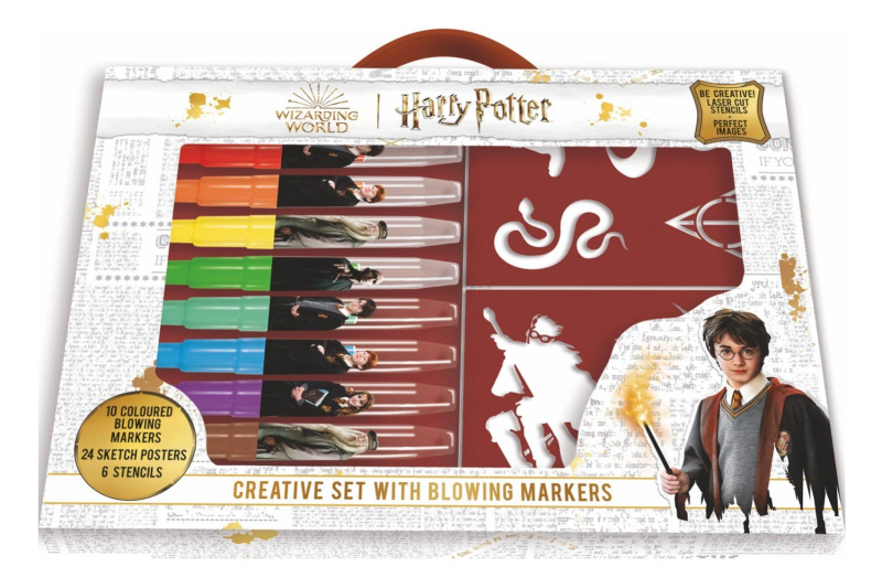 Jiri Models Kreativní set s foukacími fixy Harry Potter
