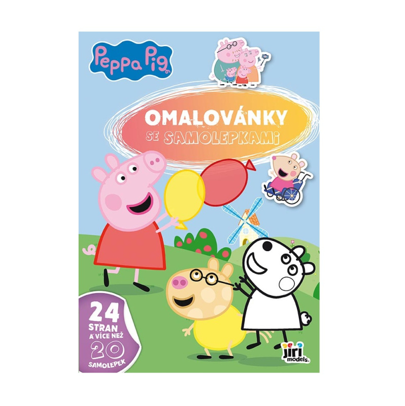 Omalovánky A4 se samolepkami - Peppa Pig
