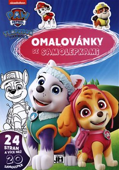Omalovánky se samolepkami Tlapková patrola A4 Jiri Models