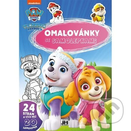 Omalovánky se samolepkami Tlapková patrola A4 Jiri Models