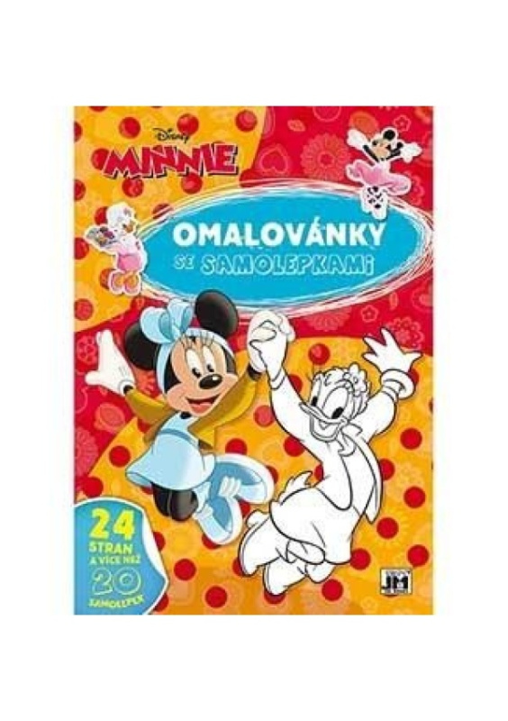 Omalovánky A4 se samolepkami - Minnie