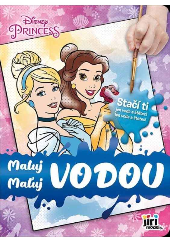 Omalovánka Maluj vodou Princezny