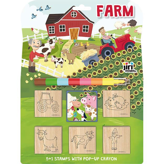 Jiri Models Razítka 5 1 s voskovkou Farma