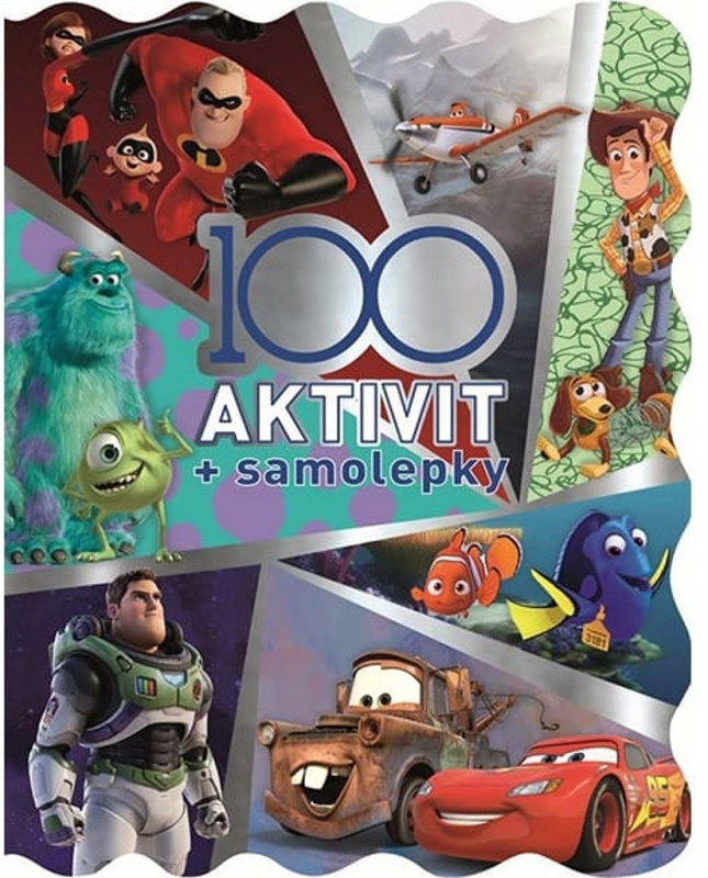 100 aktivit + samolepky Disney kluci