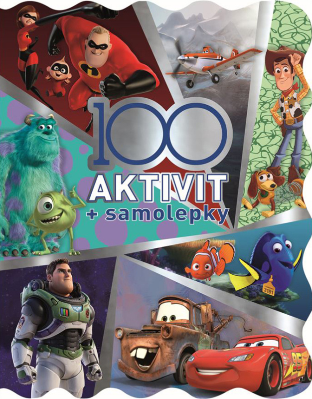 100 aktivit + samolepky Disney kluci