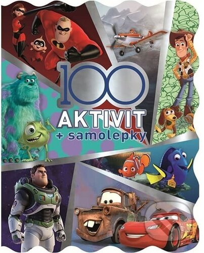 100 aktivit + samolepky Disney kluci
