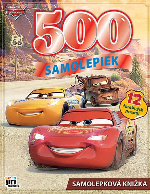 500 samoliepek Autá