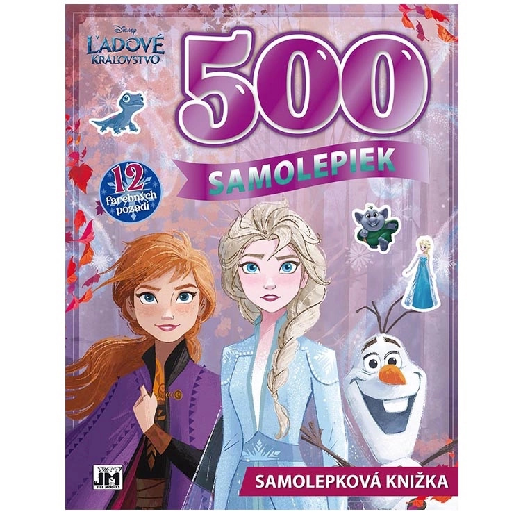 500 samolepek frozen – kniha se samolepkami