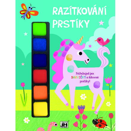 Razítkování prstíky - Jednorožec