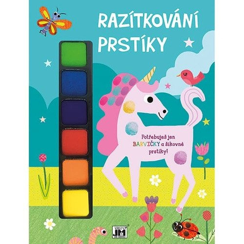 Razítkování prstíky - Jednorožec