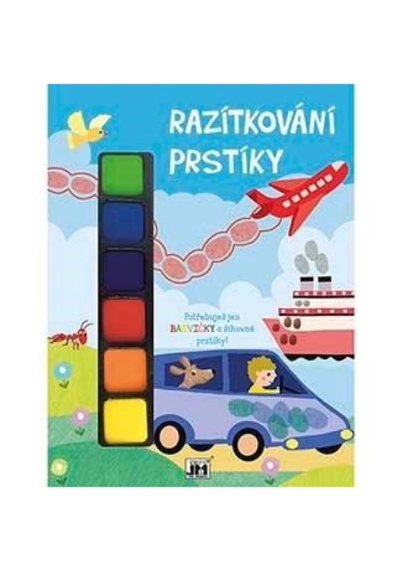 Razítkování prstíky - Auto